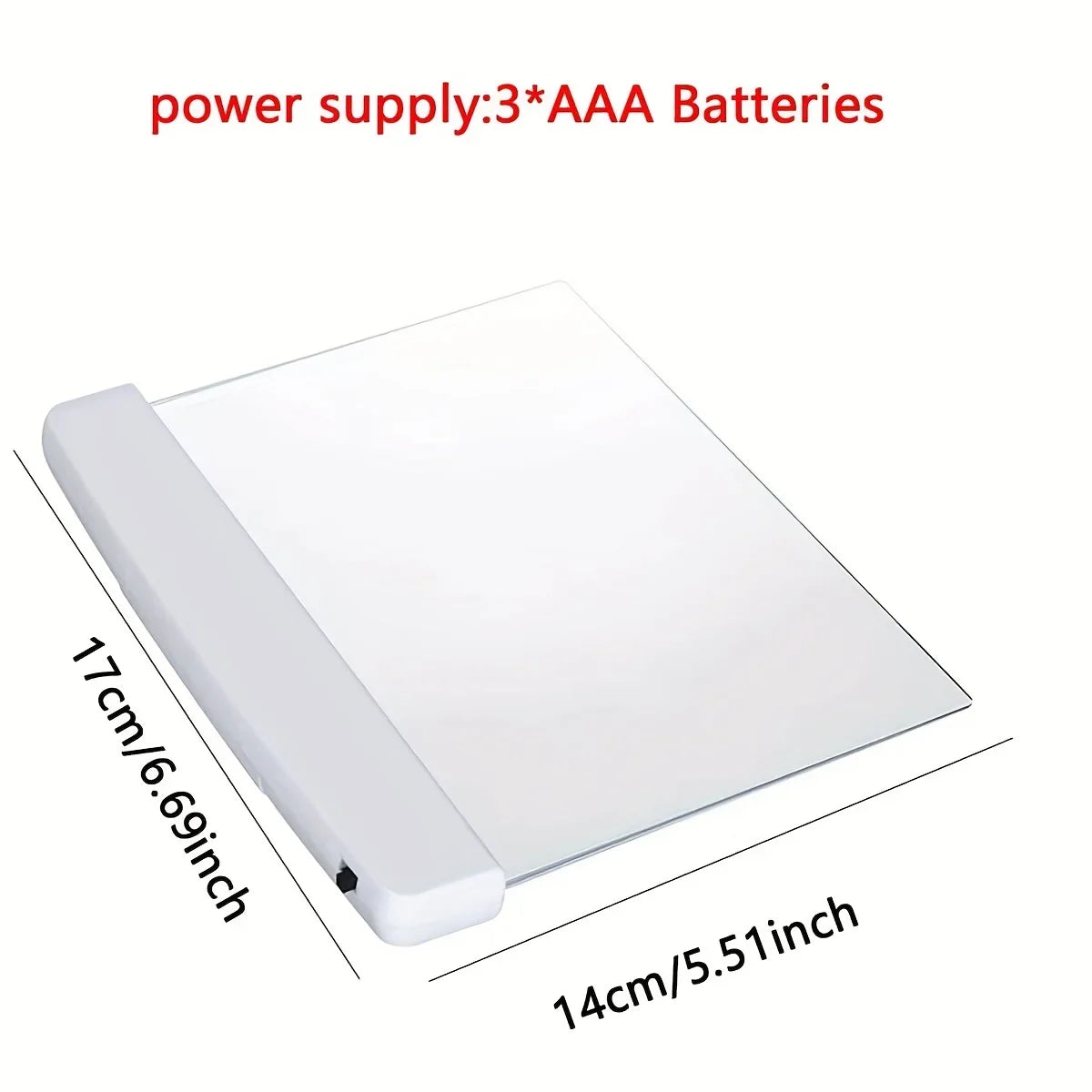 Soft-Glow Flat Panel Reading Light