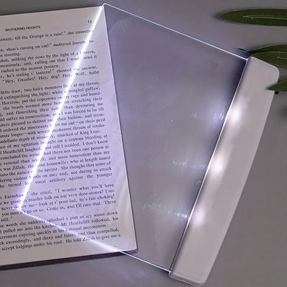 Soft-Glow Flat Panel Reading Light