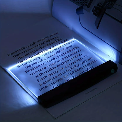 Soft-Glow Flat Panel Reading Light